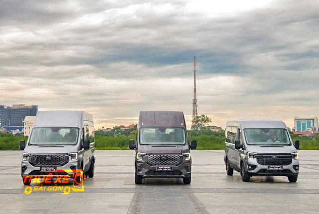 Cho thuê xe 16 chỗ Ford Transit mẩu 2026 mới nhất