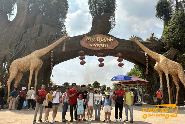Giá thuê xe du lịch đi Safari Mỹ Quỳnh Long An từ Sài Gòn