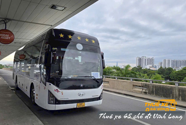 Giá cho thuê xe 45 chỗ đi Vĩnh Long từ Sài Gòn