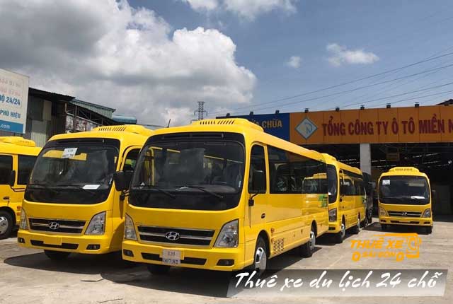 Giá cho thuê xe du lịch 24 chỗ tại Sài Gòn