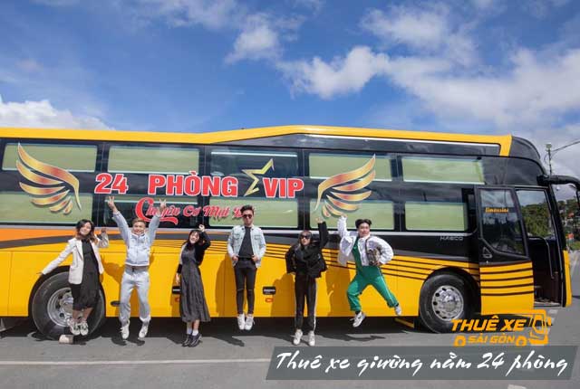 Giá thuê xe giường nằm 24 phòng tại Sài Gòn