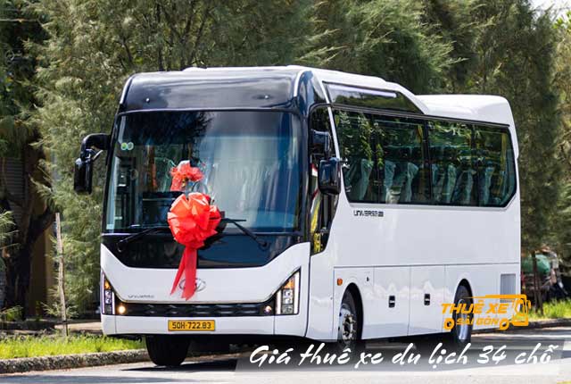 Giá thuê xe du lịch 34 chỗ tại Sài Gòn