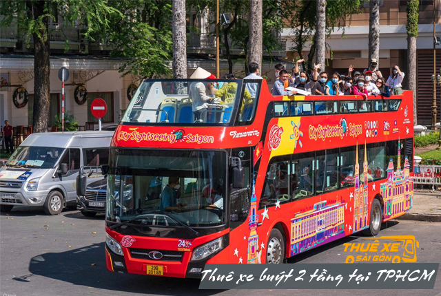 Cho thuê xe buýt 2 tầng tại TPHCM