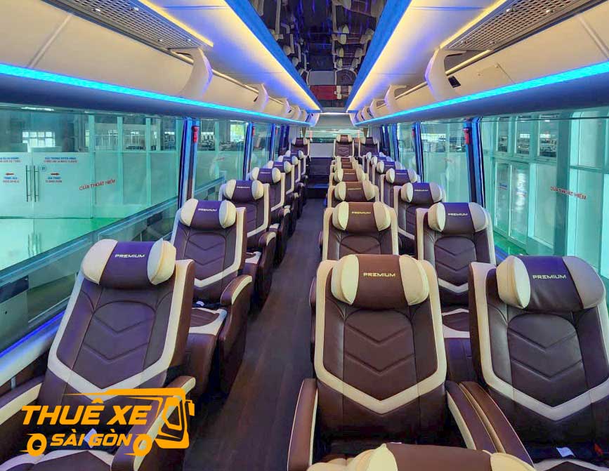 Nội thất limousine 28 ghế