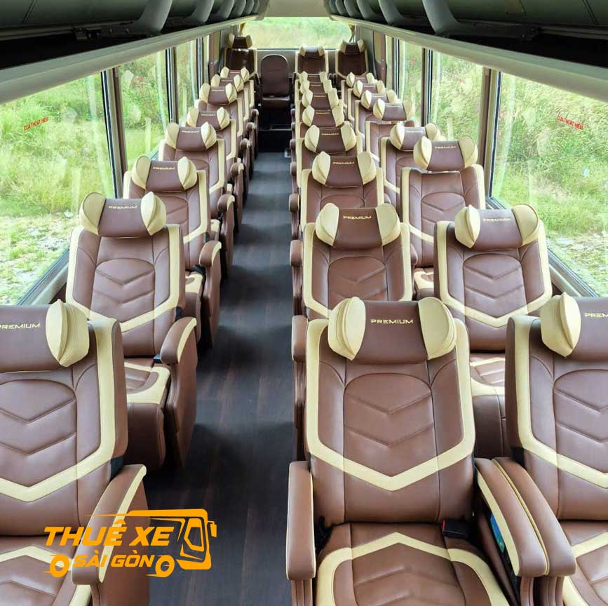 Nội thất dòng limousine 29 ghế